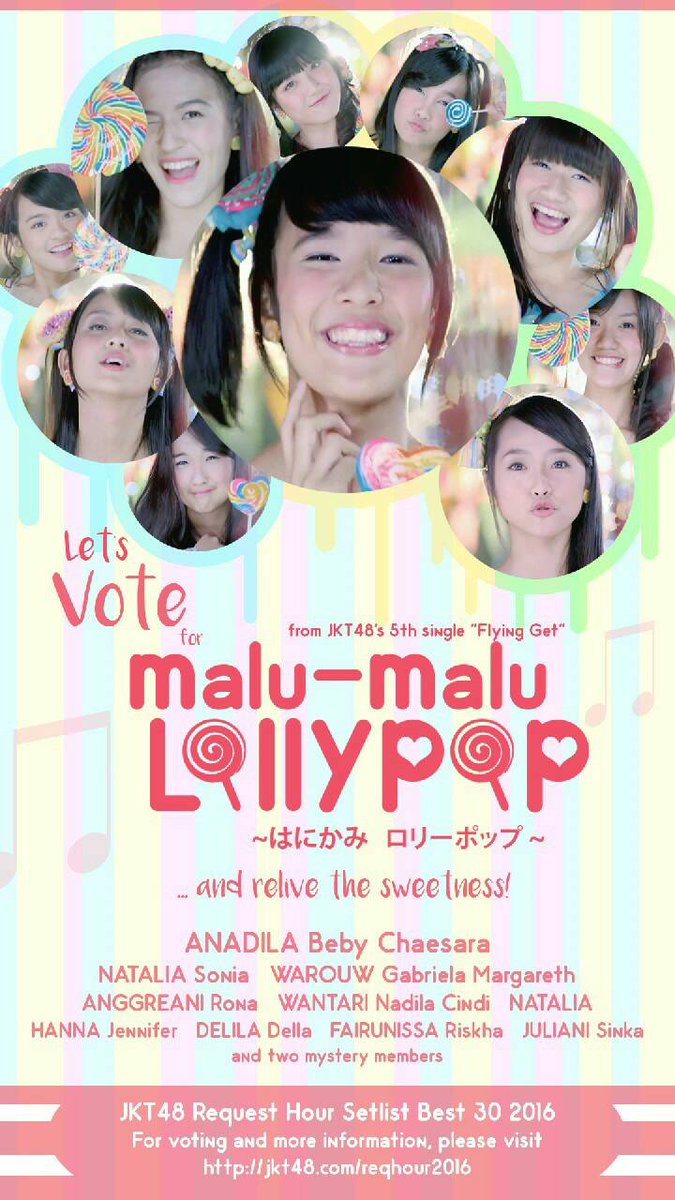 Let's Vote Malu-malu Lollypop and Relive the Sweetness! 😉🍭🍬 #RequestHour2016