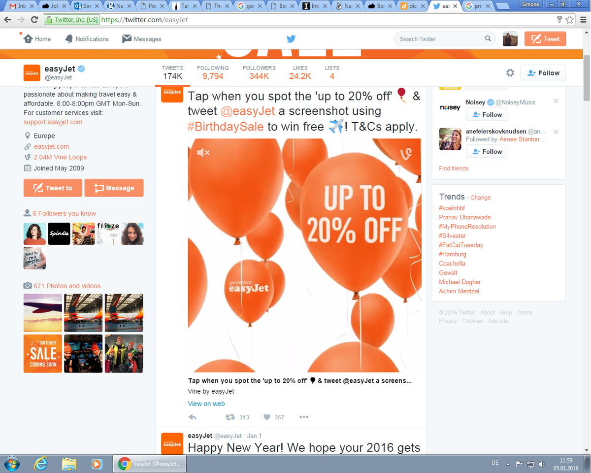 simoneodonovan's tweet photo. Pick meeeeeeee! I've got the #JanuaryBlues!! @easyJet #BirthdaySale https://t.co/K3v3Cl6OCY