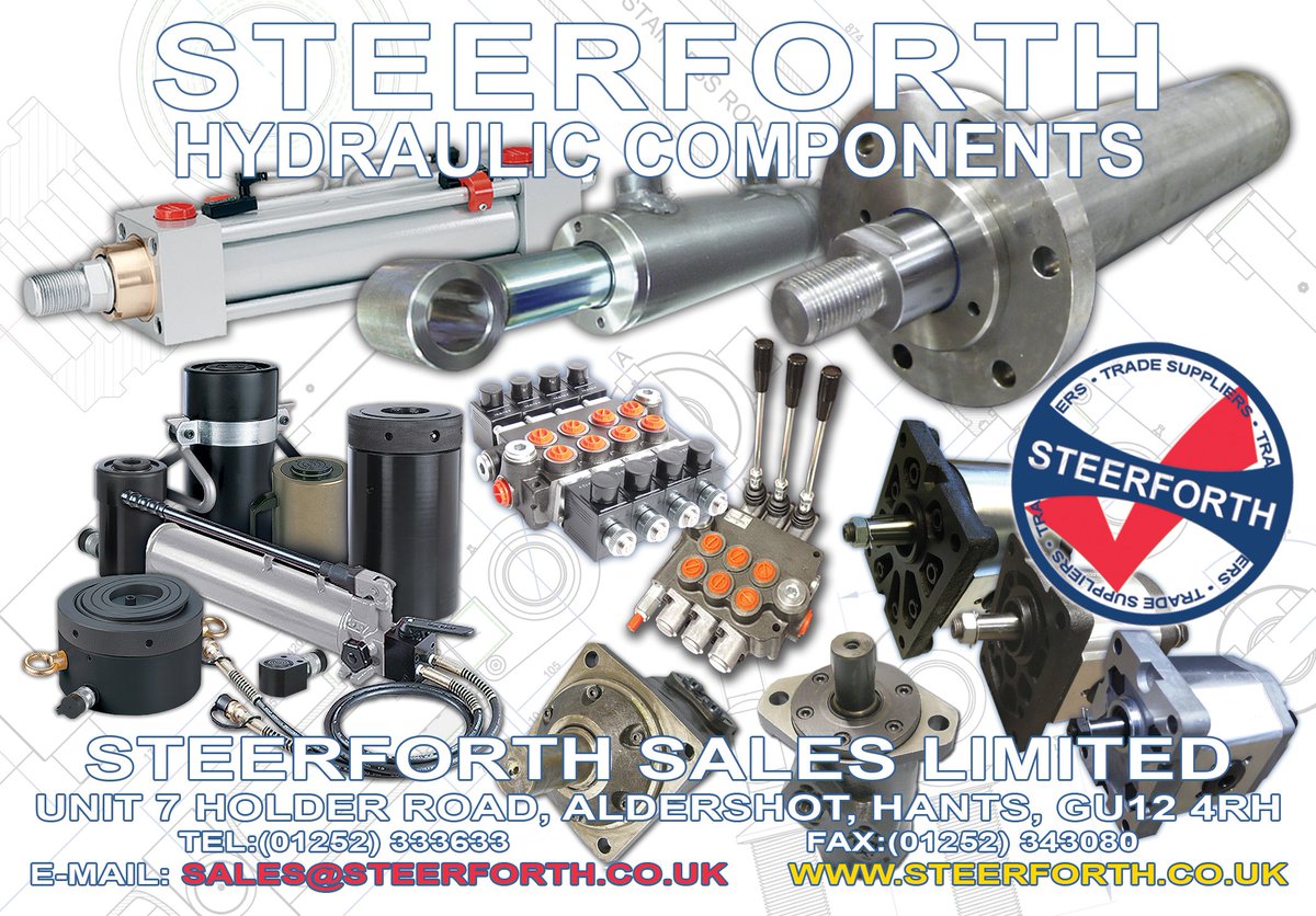 SteerforthSales's tweet photo. Specialist Hydraulic Suppliers To the Trade - https://t.co/6vPhiyk0Rj 
#Hydraulic #Cylinder #Rams #Ramparts #follow https://t.co/OqcRlf81W6