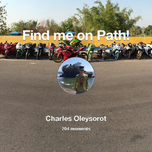 I've shared 704 memories with my friends on #Path - see them now at path.com! #thepersonalnetwork