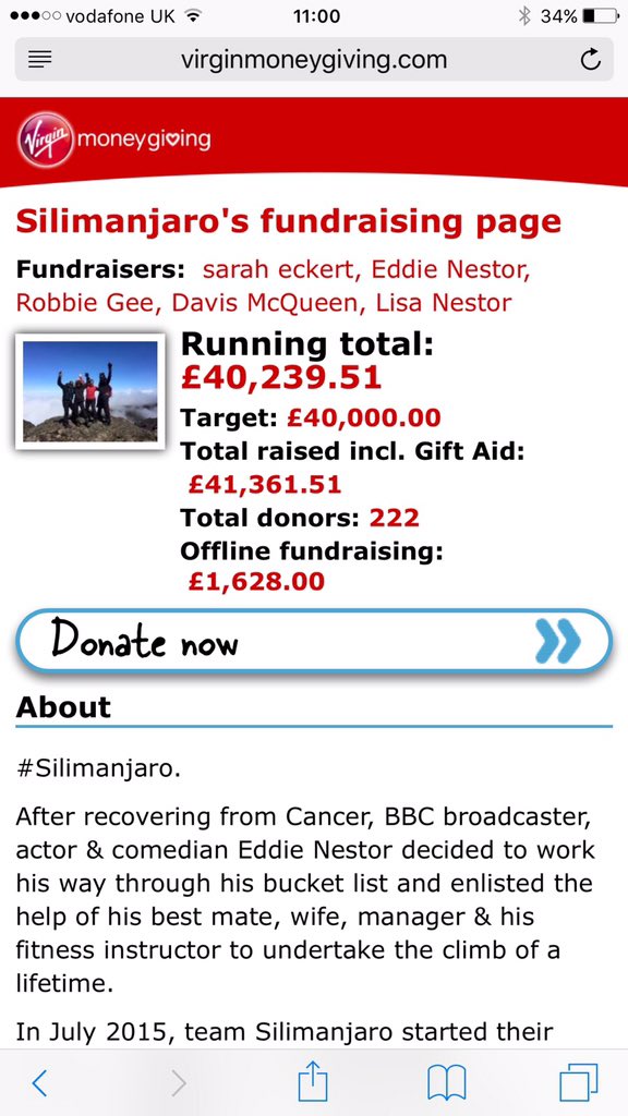 Great way to start the year. Money raising objective #achieved <a href="/NestorLisa/">Lisa Nestor</a> <a href="/SarahMooreUK/">Sarah GeeStor</a> #Tanzania #kilimanjaro