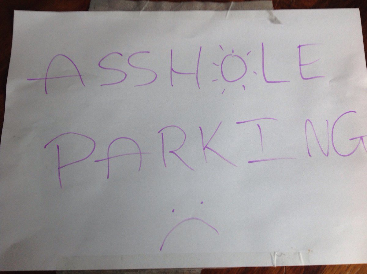 Wesrows's tweet image. Not cool putting this on car of pregnant lady outside own home. What pedant carries stationary 4 the occasion?