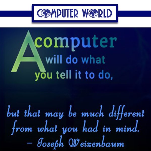 computerworldZA's tweet image. #ComputerQuote       
computer-world.co.za