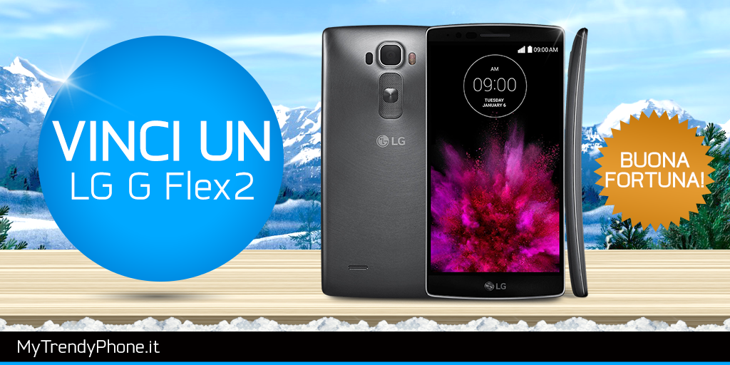 MyTrendyPhoneIT's tweet photo. Nuovo anno, nuovo gioco! Vinci un #LG #GFLEX2: è dotato di tecnologia NFC? Buona fortuna https://t.co/NlFzyFFQ2o https://t.co/B9KRaq7HlL