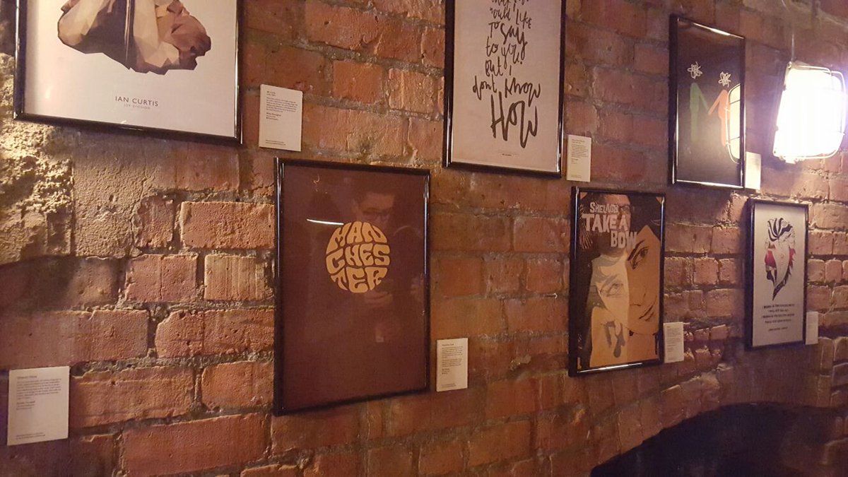 FrisDesign's tweet photo. Artists prints have raised £1,754 for @mcrinmind . Poster designs, including my own, are now on display @onewatsonst https://t.co/cWTWXIiD2W