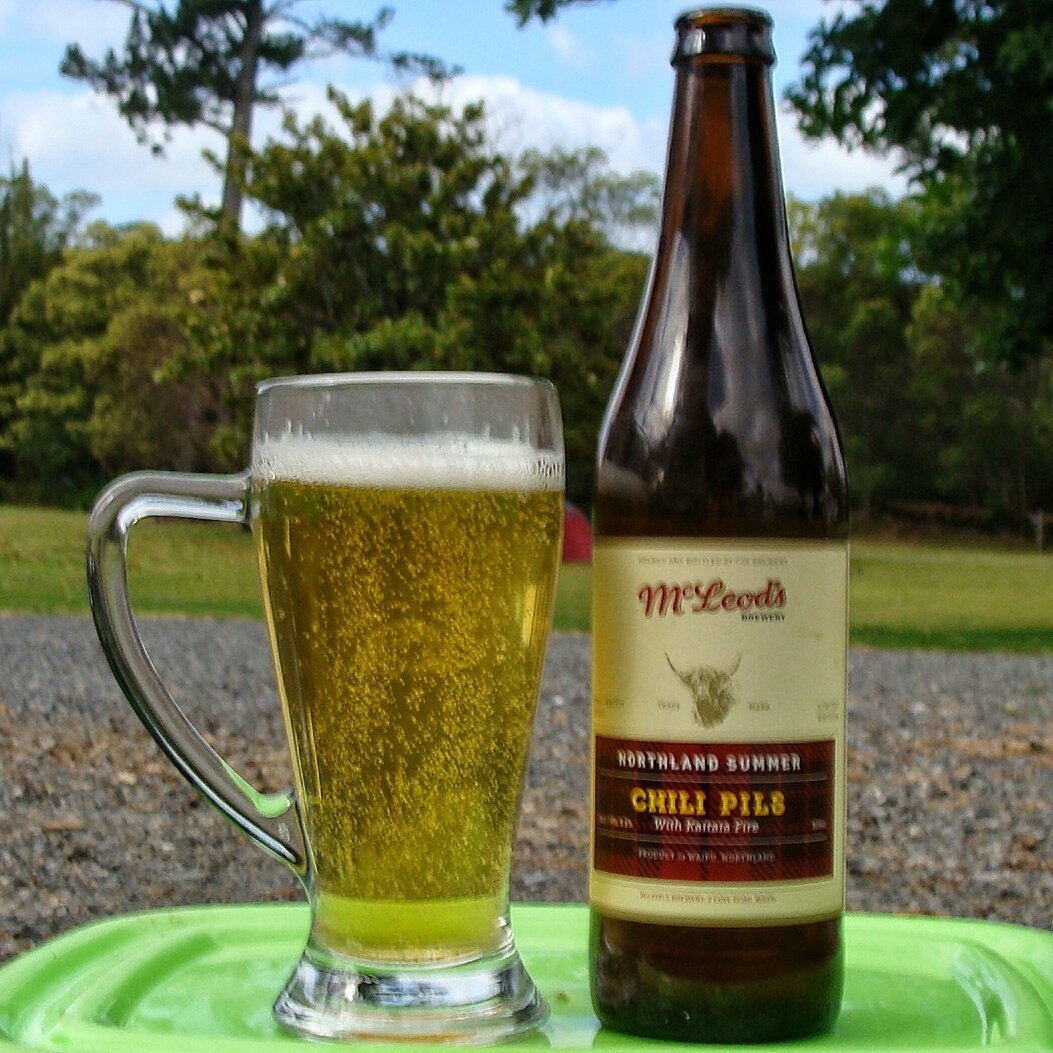 NZ Pilsner brewed with Kaitaia Fire hot sauce. Nice and clean with a decent chilli kick. Perfect HB&amp;B summer brew.