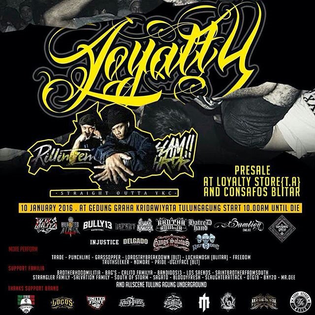 Don't forget 10 January 2K16 👋