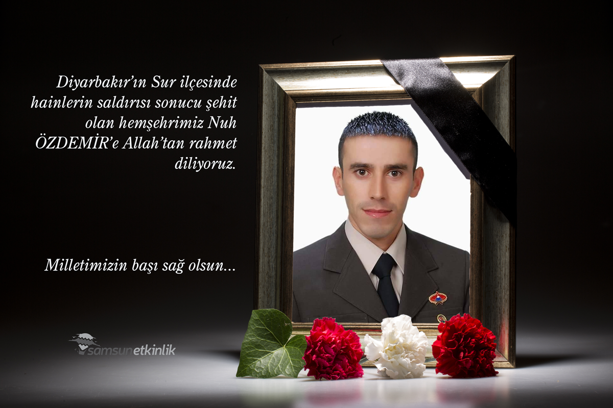 Hain saldırı sonucu şehit olan hemşehrimiz Nuh ÖZDEMİR'e Allah'tan rahmet diliyoruz. Milletimizin başı sağ olsun.