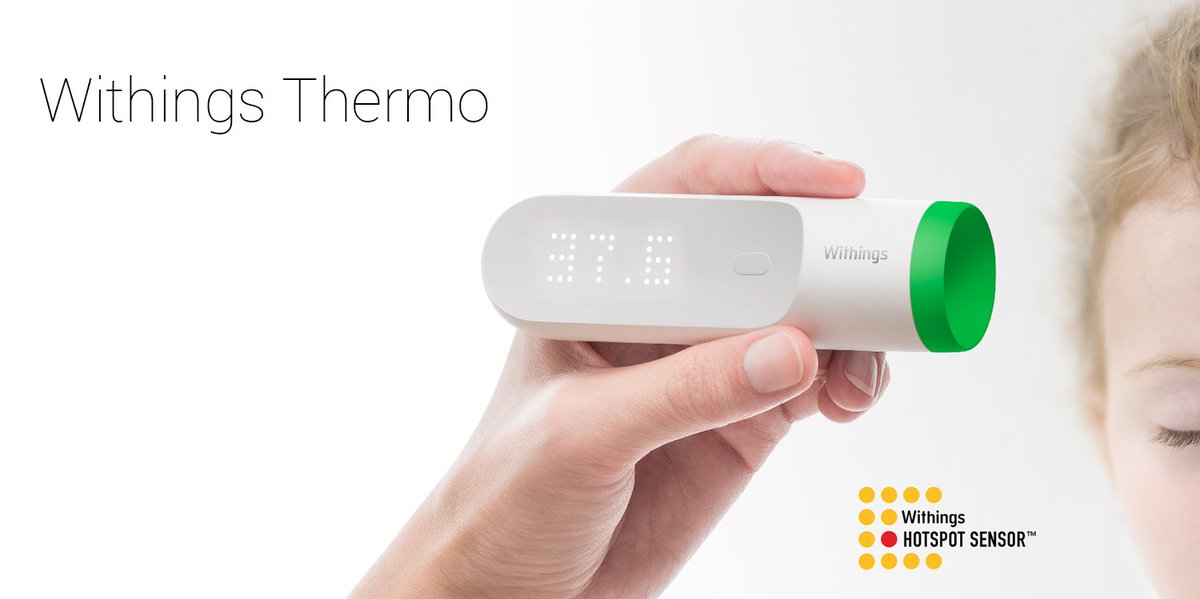 WithingsFR's tweet image. #CES2016 Haute précision, simplicité étonnante: découvrez Thermo, le thermomètre de Withings bit.ly/Thermo-CES
