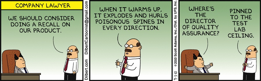 UK_Sogeti's tweet photo. Haha! We love this #Dilbert from the brilliant @ScottAdamsSays! :) #TestingJoke #Cartoon https://t.co/KIPFRnm6hy