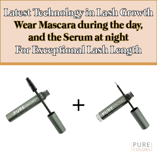 PureColorsInt's tweet photo. The latest breakthrough technology in eyelash volume and growth, Pure Colors Max Lash Mascara and Serum #maxlash https://t.co/n2mljI25g0