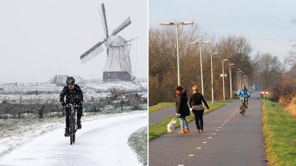 omroepbrabant's tweet photo. Zuid- en Noord-Nederland, 200 kilometer en 13 graden verschil. Check de prachtige foto's. https://t.co/xoBRuRsNg3 https://t.co/uk8gIFYKe6