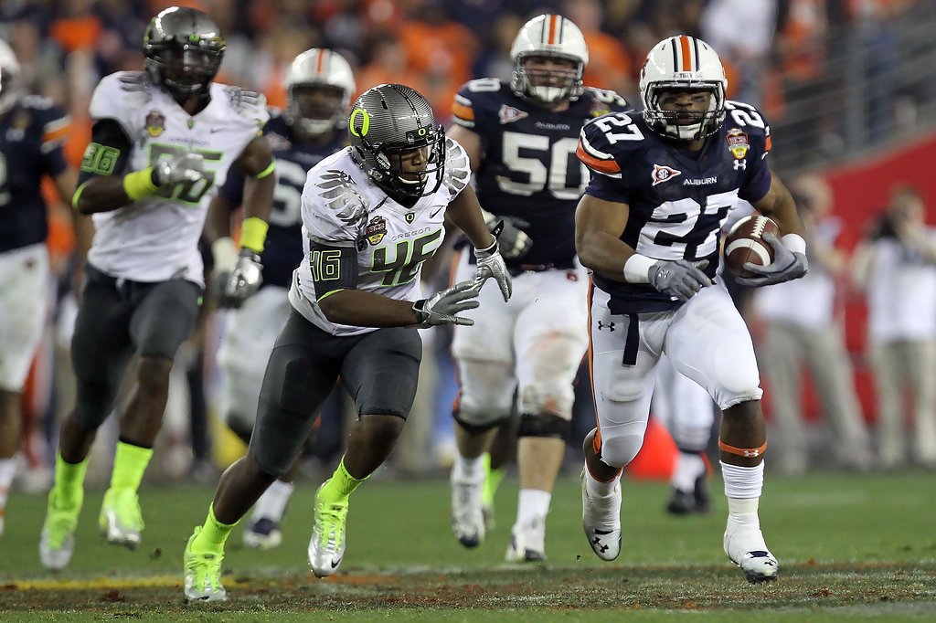 Oregon vs. Auburn: 2011 BCS National Championship Game. Oregon vs. Auburn.  