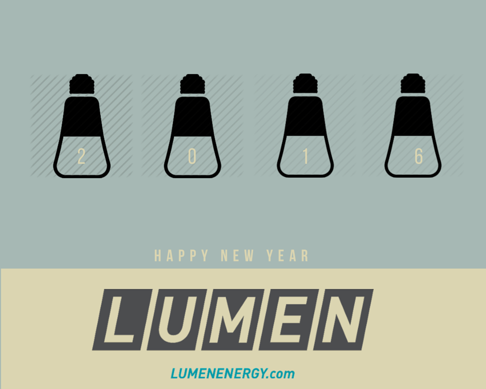 LumenEnergy's tweet photo. Happy New Year! Why not make a resolution to save #energy this year! Energy #efficiency means savings! #RVA #Savings https://t.co/yoaDuCASwN