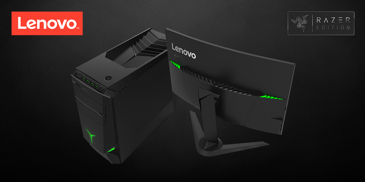Razer's tweet photo. Meet the new Lenovo | Razer Edition gaming line – Powered by Razer Chroma: https://t.co/Nw4OcTh8Cx https://t.co/jaDGTJOjE5