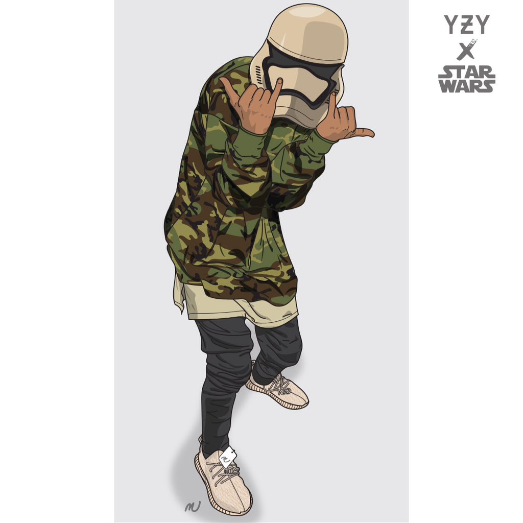 Mikado on "#artwork #yeezy #starwars #yeezytrooper @officialjaden @adidasoriginals @kanyewest IG📷@mikadololo https://t.co/mq8Yu7Y47g" /