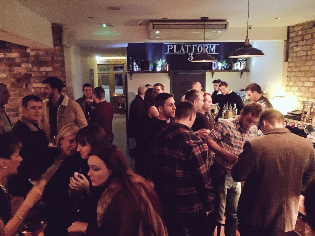 Platform3_PLF's tweet photo. Few snaps from our soft opening everyone enjoying the #cocktails #platform3 https://t.co/eNvUNMfitI