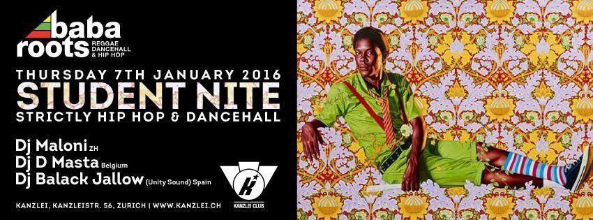 Unity__Sound's tweet photo. #StudentNite this thursday 7th January in #Zurich, #KanzeiClub! #HipHop & #Dancehall with @Balack_Jallow & more! 🔥 https://t.co/KrcERzKaO5