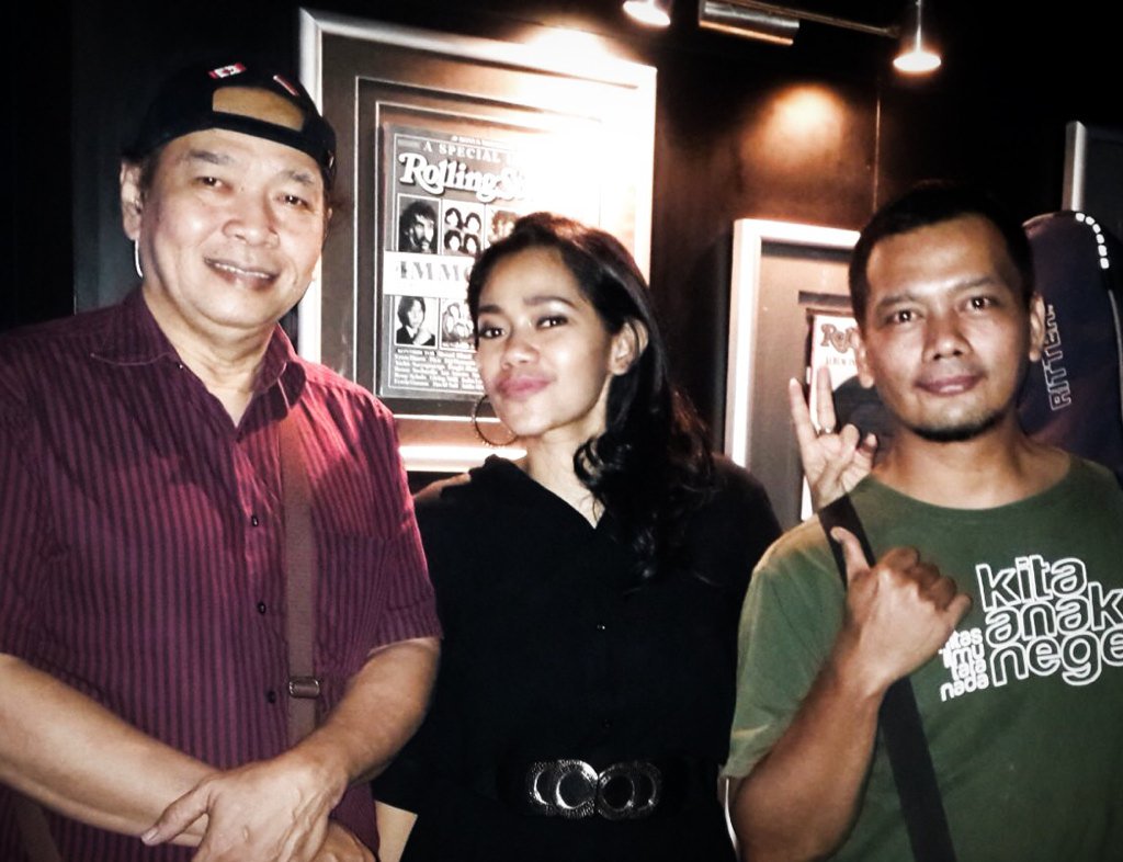 one of our guest, the legendary jazz bass player Mattes, on a picture with <a href="/AchmadAnanda/">Achmad Ananda</a> and our host <a href="/CurlyWiL/">wita wibisono</a>