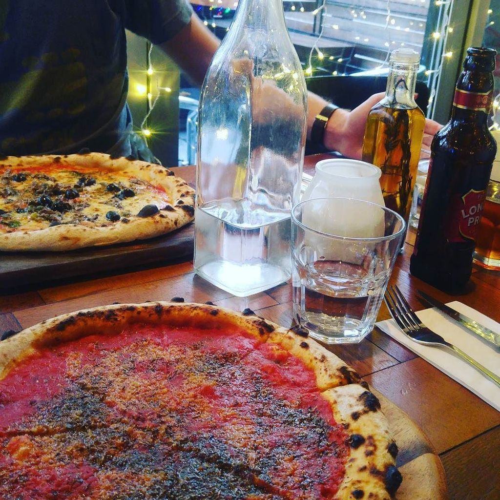 We're sad the holidays are over. But we're happy because we've always got pizza ❤🍕