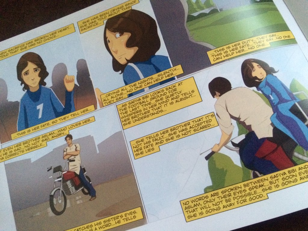 SamarMinallahKh's tweet photo. First ever comic on #childmarriage and #compensationmarriage is out . Proud to be associated with it #Vani #Swara https://t.co/SGNHlZ7gO1