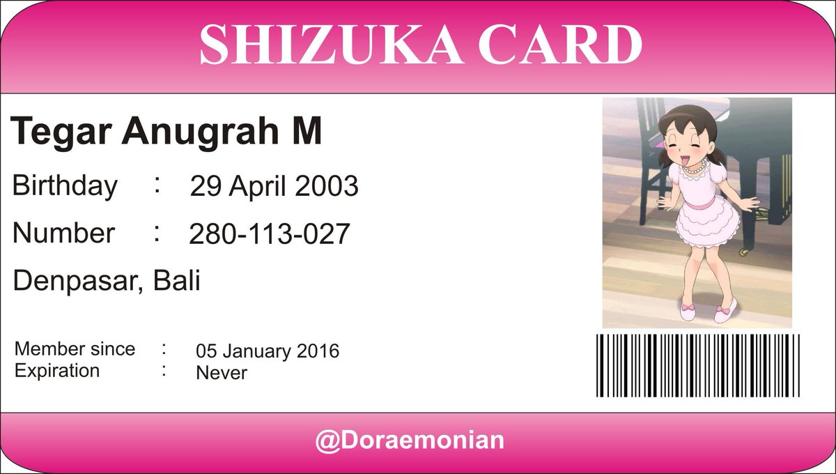 Doraemonian's tweet photo. #ShizukaCard 027 @Nobitaniact ^^ https://t.co/Qjr7b7kgcF