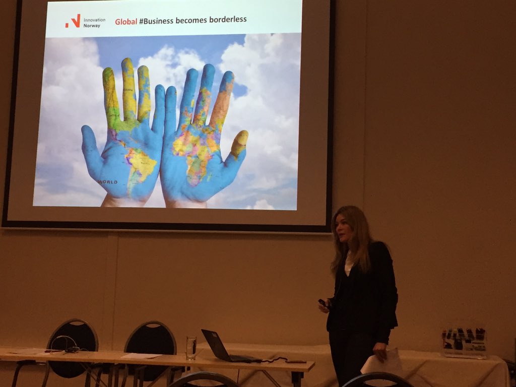 hjvik's tweet photo. @hhukkelberg om markedsmuligheter i Europa #    Businessbecomesborderless #innovasjonnorge https://t.co/LDL8MqNmNw