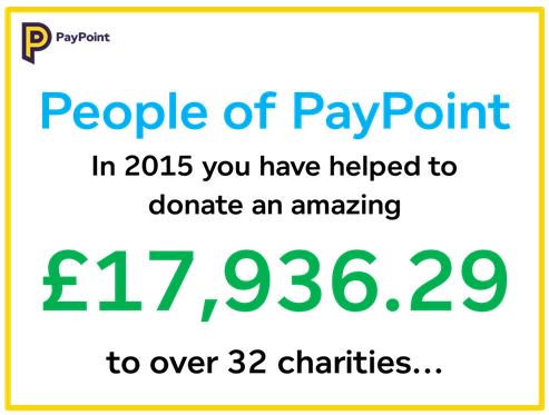 PayPoint's tweet photo. Take a look at some of the amazing things our staff did to raise money for #charity in 2015
https://t.co/czKy7W66vo https://t.co/SE11FG1FYe