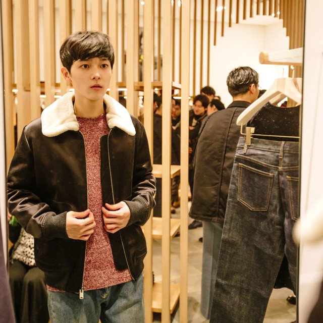 apc ボアジャケット