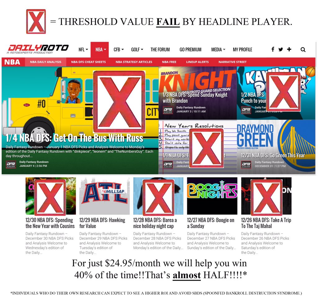 TheBIFFMachine's tweet image. Yikes! Solid advice at bottom there.... #DFS