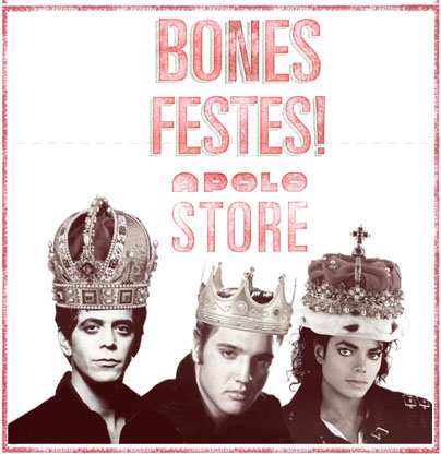 ApoloStore's tweet image. Últimes compres sense presses! Avui obrim de 18 a 00h! Música, llibres, regals... Nou de la Rambla 107 #ReisMags