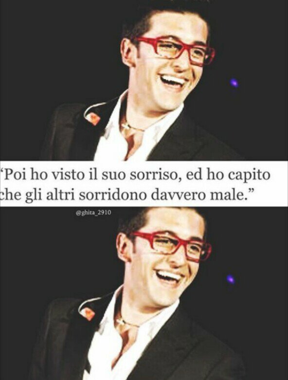 PazzePerBarone's tweet photo. "Poi ho visto il suo sorriso, ed ho capito che gli altri sorridono davvero male" @piero_barone https://t.co/mOUwpEcTOA