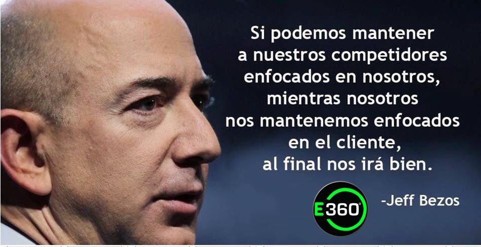 Empr360's tweet image. Consejo de Jeff Bezos! #Emprendimiento360