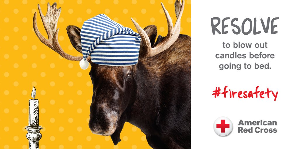 RedCross's tweet image. Brush teeth – check. Charge phone – check. Practice #firesafety. Check! #2016resolution rdcrss.org/hfc16