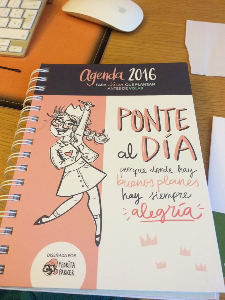 MariaJRobles's tweet photo. Divertida, organizada, inspiradora y creativa! Amo mi nueva agenda 2016! #pedritaparker https://t.co/O0ouYVMF9A
