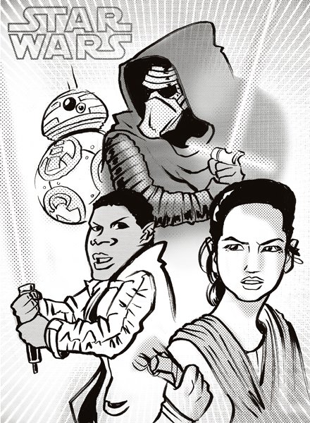 壁紙つくた スターウォーズ7 スターウォーズイラスト Starwars Karafooの漫画