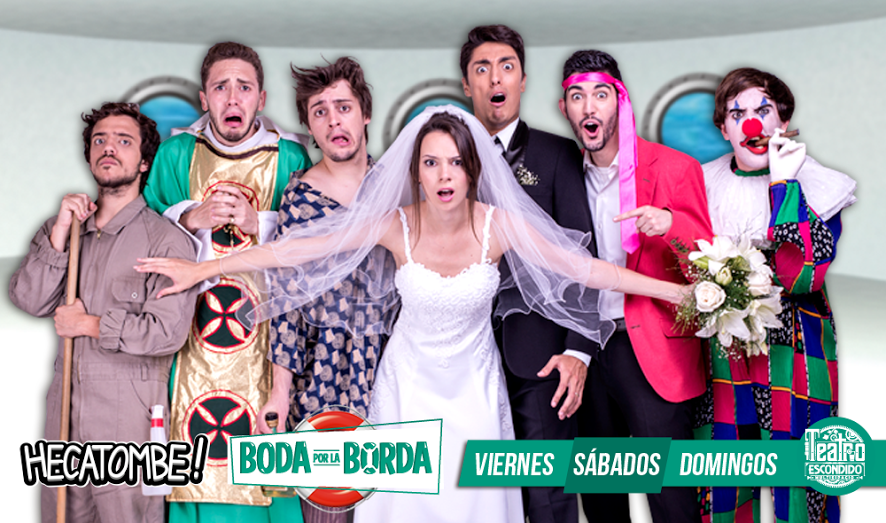 cordobagenda's tweet photo. Vie Sab y Dom #BodaPorLaBorda en #CarlosPaz!!! 😱👰@HecatombeOk en #TeatroEscondido 💢 RT + 3 del DNI y ganá entradas https://t.co/Cig2KQZgIv