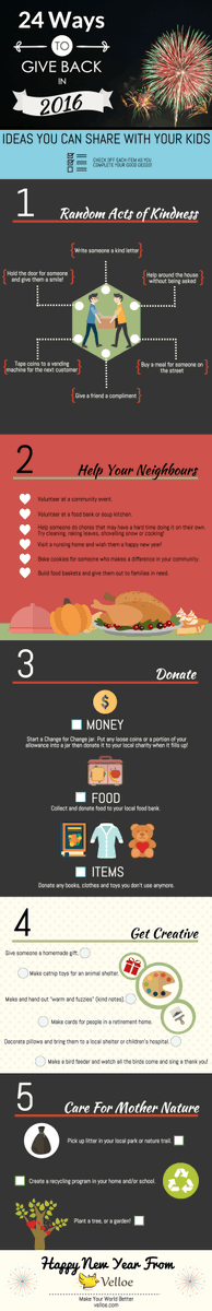 leplaygroundca's tweet photo. Happy New Year! 24 ways to make the world a better place #Velloe  https://t.co/YytKN4mKqv https://t.co/j2xLcxAUhQ