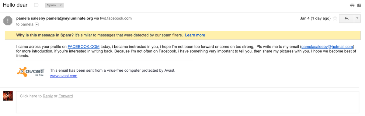 eastjoneast's tweet image. Responding to spam is always a sign of a new low but let&apos;s see where this goes #SpamAttack #HelloDear