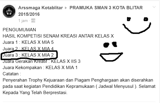 MayaDwi_26's tweet photo. #lombasenamkreasi 😋😄😁😏
#selamat #Congratulationstoall 😆😄🙌🙋🙆🙅🎆🎊🎇
#XIM2 #XMIA2 🎊🎉🎆🎇 https://t.co/3SOJNBmvo3