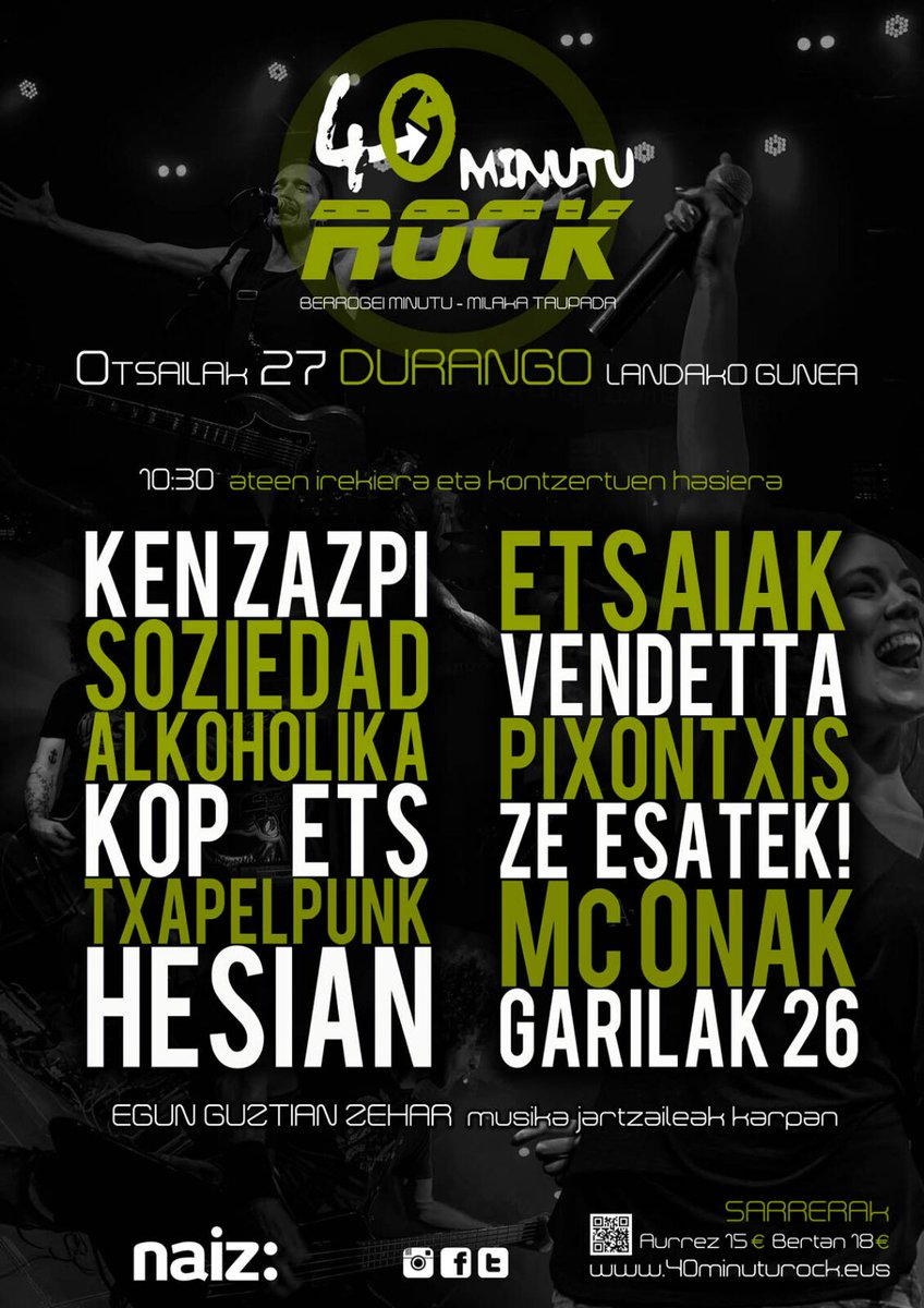 Hemen da!! 40 Minutu Rock!