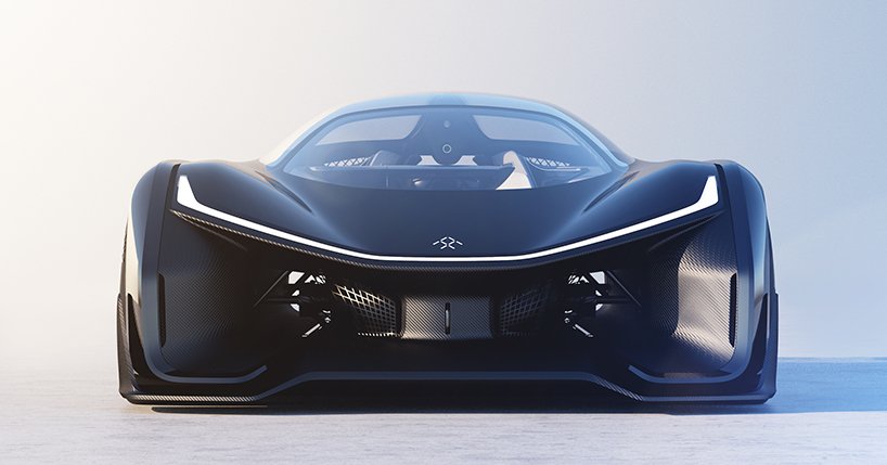 designboom's tweet image. electric #automotive startup @faradayfuture finally unveils FFZERO1 concept at #CES2016 designboom.com/technology/far…