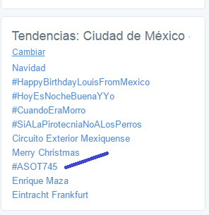 Akira_Kaipara's tweet image. Now Trending Topic in Mexico! #ASOT745 @asot #TranceFamily :3