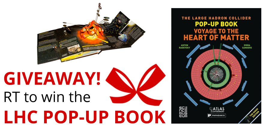 ATLASexperiment's tweet image. Day 24 of #ATLASAdvent: Re-tweet this image for a chance to win an LHC Pop-Up Book, shown in the image below!