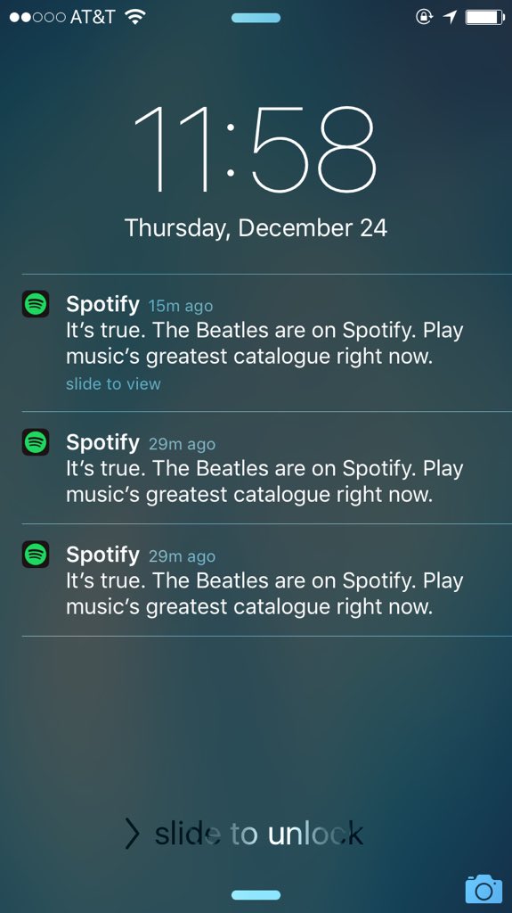 alden_frost's tweet photo. Hey @Spotify, maybe a few more push notifications will do the trick. #YoureDoingItWrong #UX https://t.co/UFQzeiNPK4