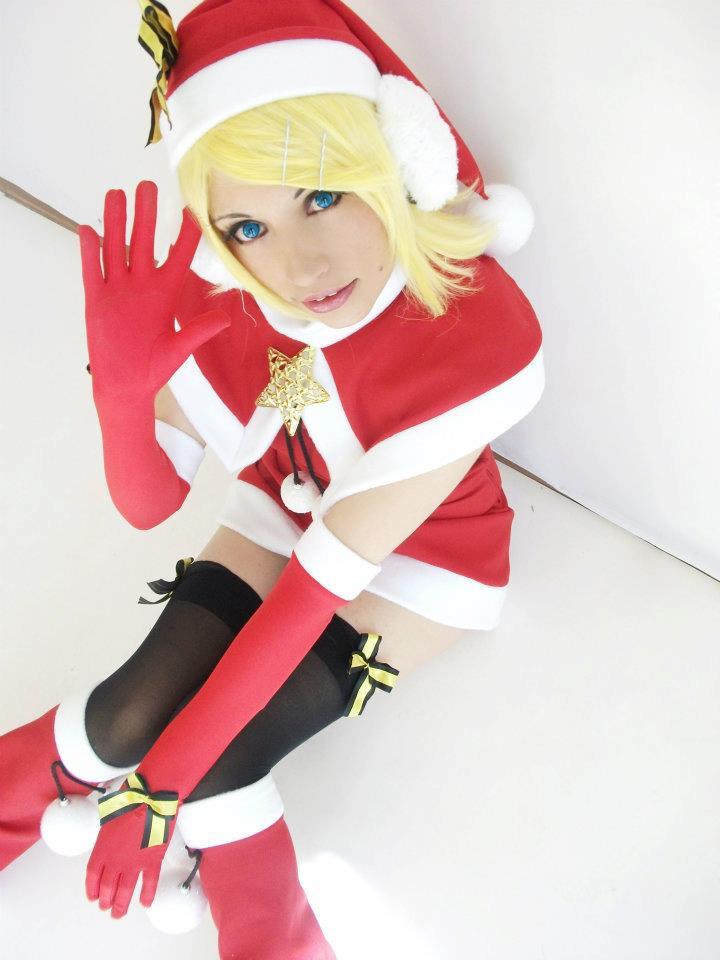 IGRECKSAMAI's tweet photo. #KAWAII #KAGAMINE_RIN (  #VOCALOID, #CHRISMAS_VER ) #COSPLAY AL EXTREMO!!! XP https://t.co/cwGqdca89k