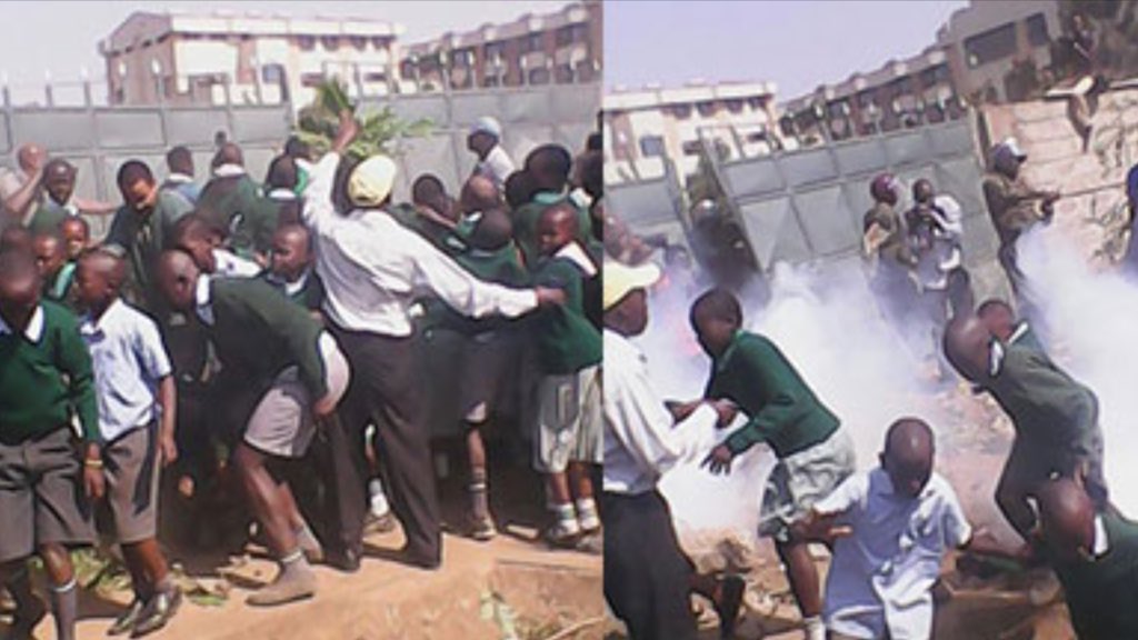 kabetes's tweet photo. My lowest moment in life was when I saw innocent Langata Road Primary School kids being tear gassed this year. https://t.co/plvR5Pra7j