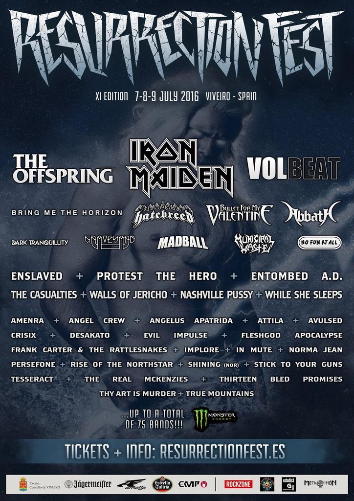 desakatorock's tweet photo. Poco más que añadir, cartelón el del @ResurrectionESP ! Todo el mundo a Viveiro!! https://t.co/TgKbf1zRDT