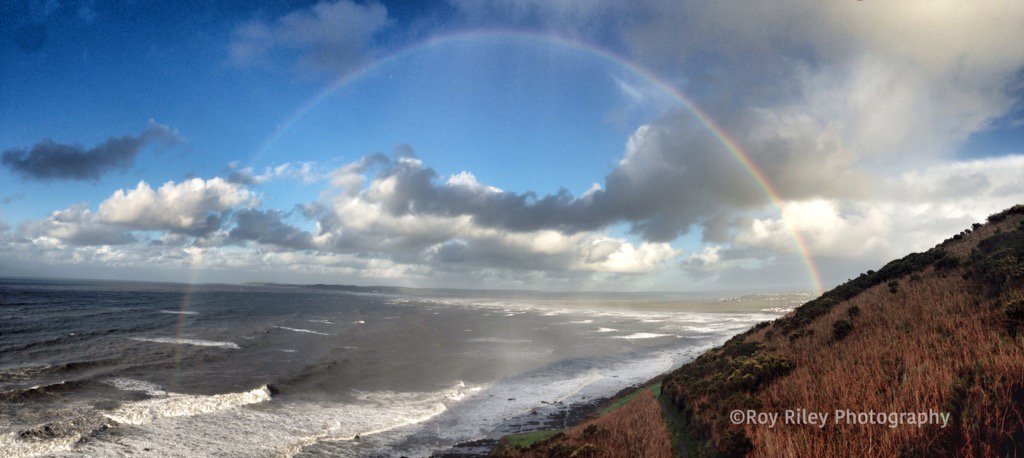 Happy Christmas everyone from stormy Devon. This was our view today. #devon