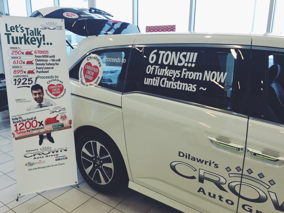 crowntoyotawpg's tweet photo. We raised 1,925 turkeys for the @ChristmasCheerB. Not only did we reach our goal but we surpassed it! https://t.co/94PgeYtLt7